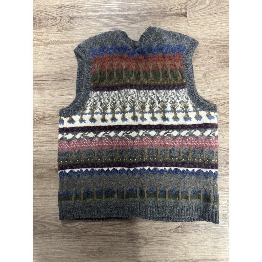 Vintage Northern Reflections Vest Cardigan Button Down Xl Super Cool Colors‎ - Picture 2 of 3